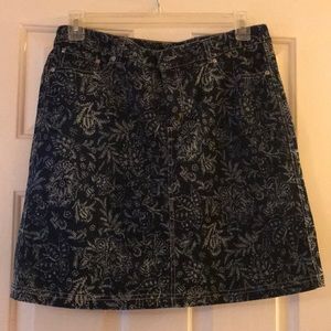 Christopher & Banks denim skort